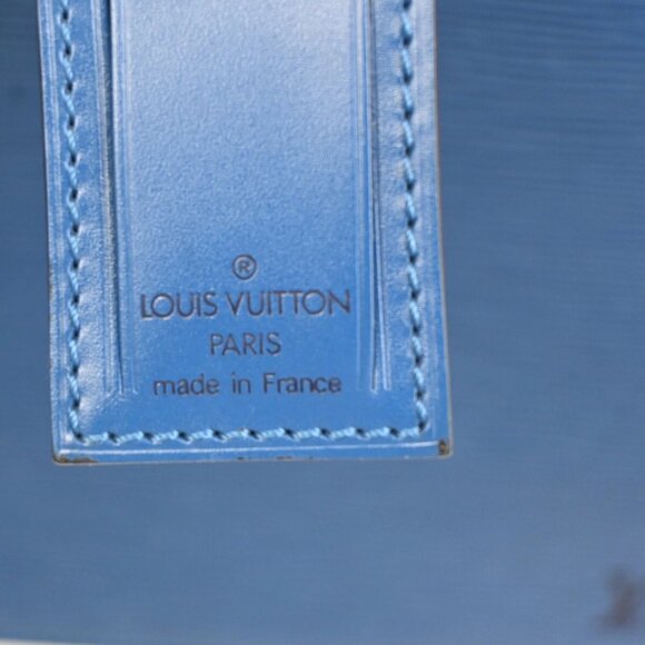 LOUIS VUITTON LV Logo Riviera Hand Bag Epi Leather Blue France - Picture 2 of 16